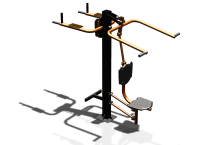 Уличный тренажер "Верхняя тяга Брусья Пресс" УТ339 в Чебоксарах