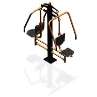 Уличный тренажер  "Жим от груди двойной" УТ204 в Чебоксарах