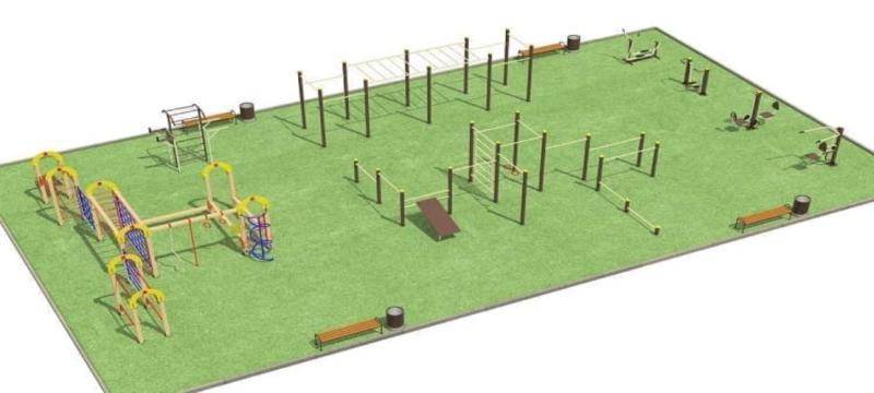 Проект спортивной площадки для любого возраста - 1 096 200 рублей. в Чебоксарах