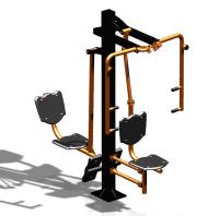 Уличный тренажер "Баттерфляй Жим ног" УТ347 в Чебоксарах