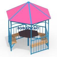 Беседка со столом и лавками МАФ 4121 в Чебоксарах