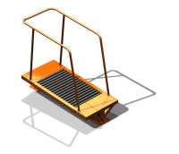 Уличный тренажер "Беговая дорожка" УТ 125 в Чебоксарах