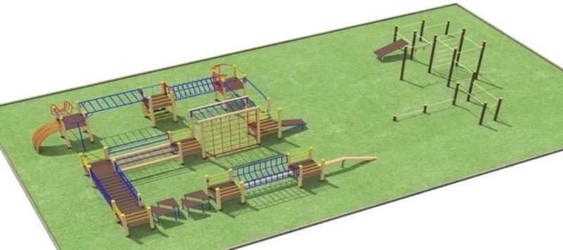 Проект спортплощадки с полосой препятствий - 1 178 100 рублей в Чебоксарах