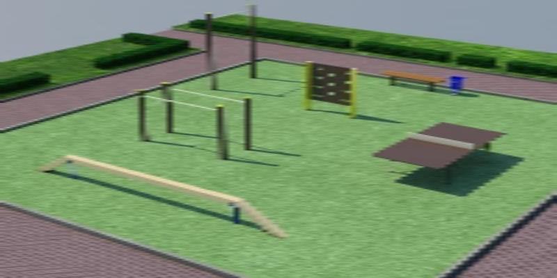 Проект спортплощадки мини спорт  в Чебоксарах