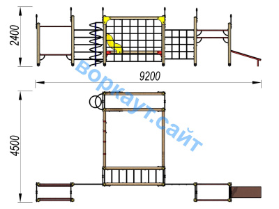 Детский спортивный комплекс ДСК 3102 в Чебоксарах