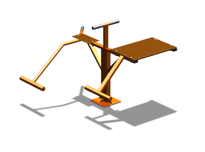 Уличный тренажер "Пресс Гиперэкстензия" УТ327 в Чебоксарах