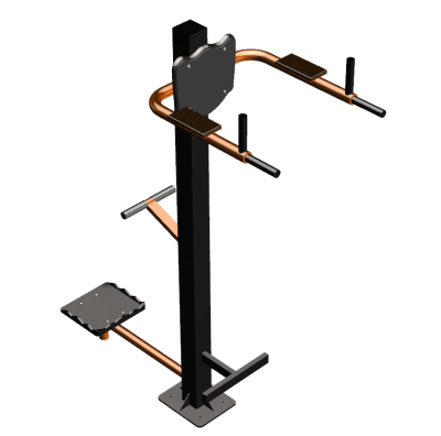 Уличный тренажер "Брусья Пресс Твистер" УТ345 в Чебоксарах