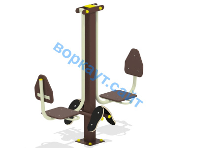 Уличный тренажер "Жим ногами горизонтальный " УТ 003 в Чебоксарах