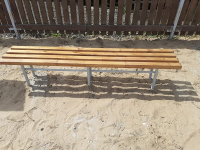 Двухметровая лавочка без спинки 2 м МАФ 1602 в Чебоксарах