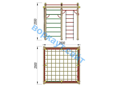 Детский спортивный комплекс ДСК 3110 в Чебоксарах Детский спортивный комплекс ДСК 3110 в Чебоксарах