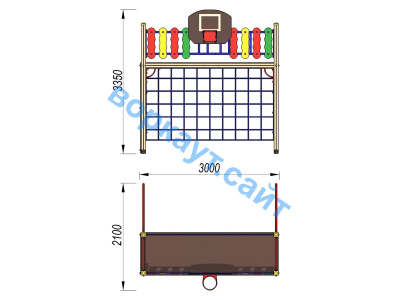 Детский спортивный комплекс ДСК 3101 в Чебоксарах