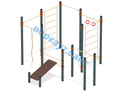 Спортивный комплекс воркаут ВС-47 в Чебоксарах