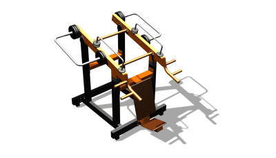 Силовой уличный тренажер  "Жим вверх"  УТ421 в Чебоксарах