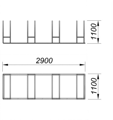 Велопарковка МАФ 6002 в Чебоксарах