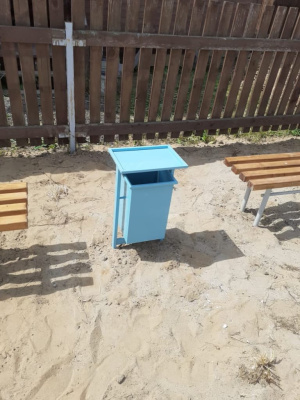 Урна с крышкой МАФ 1631 в Чебоксарах