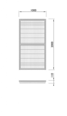 Калитка спортивной площадки МАФ 5105 в Чебоксарах