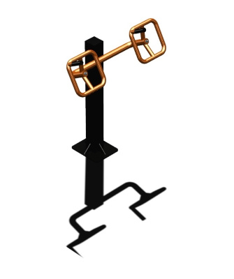 Уличный тренажер "Штурвал одинарный" УТ 122 в Чебоксарах