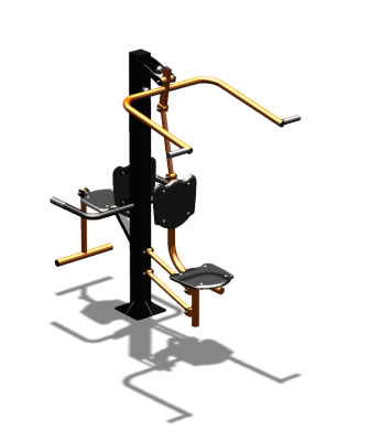 Уличный тренажер "Верхняя тяга Флекс" УТ325 в Чебоксарах