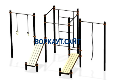 Спортивный комплекс воркаут ВС-44 в Чебоксарах