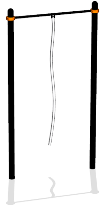 Турник с гимнастическим канатом ВС-34 в Чебоксарах