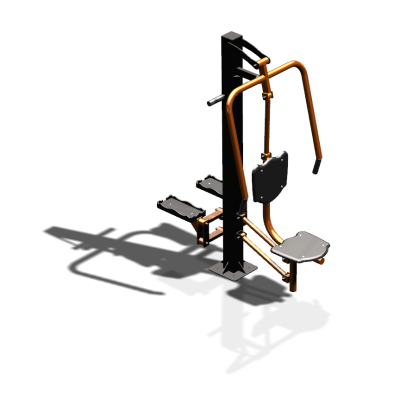 Уличный тренажер "Жим от груди Степпер" УТ342 в Чебоксарах