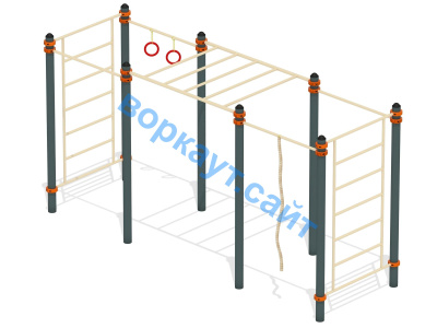 Воркаут комплекс гимнастический  ВС-24 в Чебоксарах