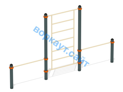 Шведская стенка с перекладинами ВС-13 в Чебоксарах