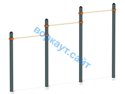 Турник тройной ВС-4 в Чебоксарах