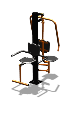 Уличный тренажер "Жим от груди Флекс" УТ324 в Чебоксарах