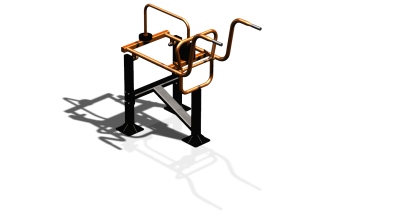 Силовой уличный тренажер  "Приседания"  УТ404 в Чебоксарах