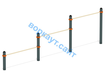 Каскад турников тройной ВС-6 в Чебоксарах