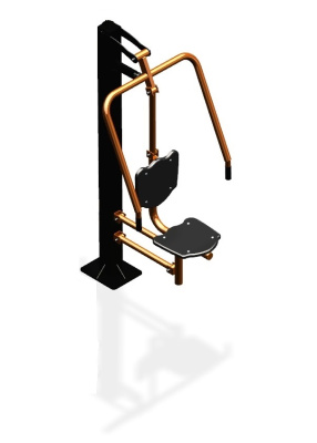 Уличный тренажер "Жим от груди одинарный" УТ 111 в Чебоксарах