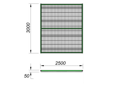 Ограждение спортивной площадки 2500х3000 МАФ 5103 в Чебоксарах