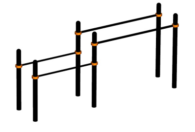 Брусья разновысокие ВС-15 в Чебоксарах