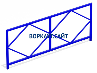 Ограждение площадки МАФ 5001 в Чебоксарах