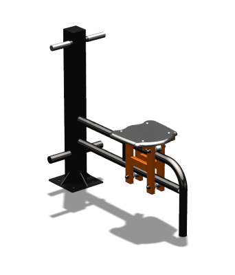 Уличный тренажер "Каталка одинарная" УТ 123 в Чебоксарах