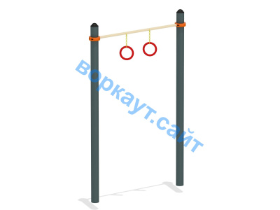 Турник с кольцами ВС-7 в Чебоксарах Турник с кольцами ВС-7 в Чебоксарах