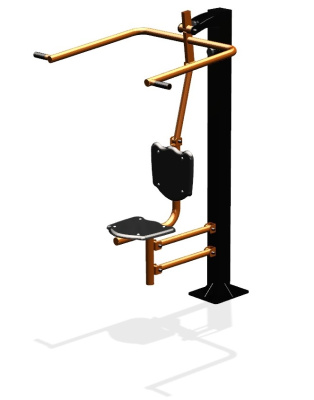 Уличный тренажер "Верхняя тяга одинарный" УТ 114 в Чебоксарах