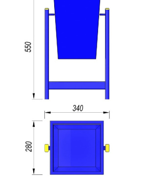 Урна МАФ 1630 в Чебоксарах