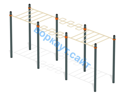 Воркаут комплекс рукоходов ВС-22 в Чебоксарах
