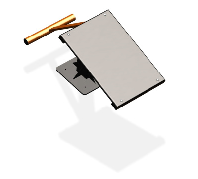 Уличный тренажер "Скамья для пресса" УТ 121 в Чебоксарах