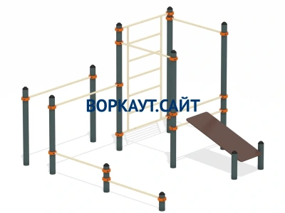 Спортивный комплекс воркаут ВС-43 в Чебоксарах