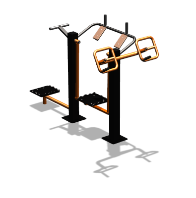 Уличный тренажер "Штурвал Пресс Супертвистер" УТ301 в Чебоксарах