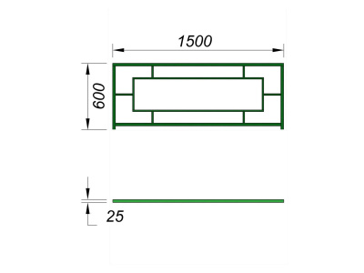 Ограждение площадки МАФ 5000 в Чебоксарах