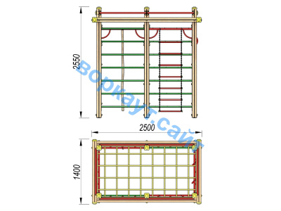 Детский спортивный комплекс ДСК 3108 в Чебоксарах