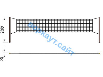 Волейбольные стойки СИО 3515 в Чебоксарах