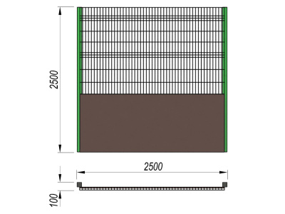 Ограждение хоккейной коробки МАФ 5202 в Чебоксарах