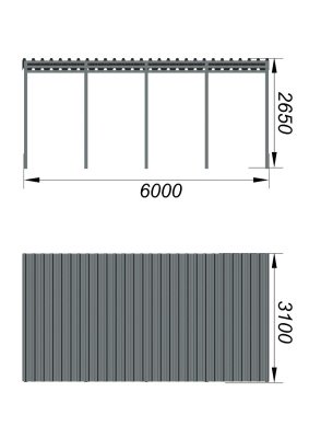 Теневой навес трибун МАФ 4130 в Чебоксарах