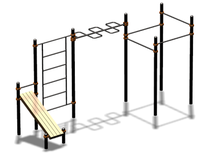 Спортивный комплекс воркаут ВС-74 в Чебоксарах